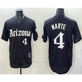 Arizona Diamondbacks #4 Ketel Marte Black MASONITE Vapor Premier Limited Stitched Jersey