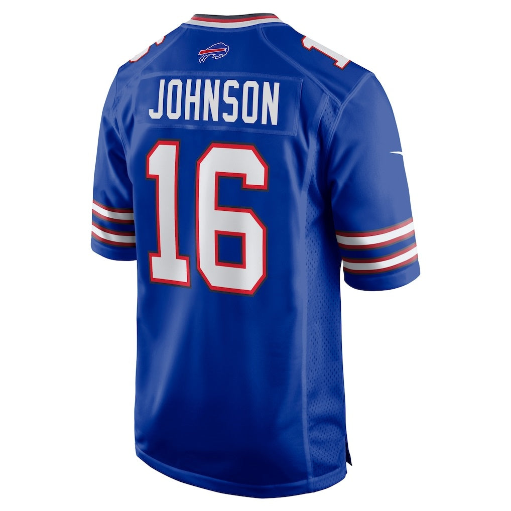 B.Bills #16 Xavier Johnson Royal MASONITE Game Jersey