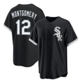 Chicago White Sox #12 Colson Montgomery Black MASONITE Cool Base Stitched Jersey
