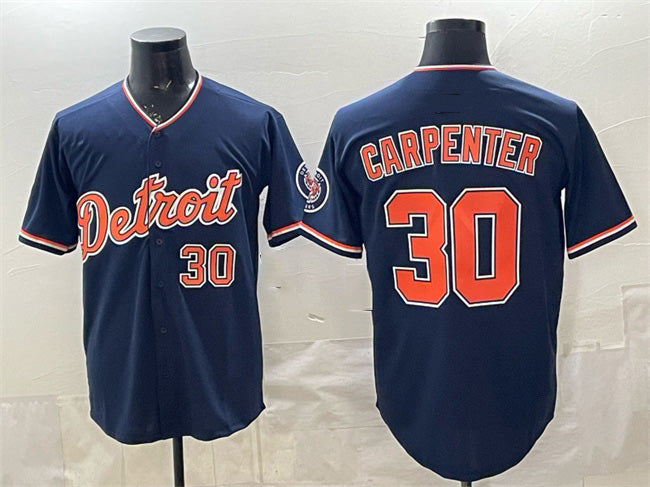 Detroit Tigers #30 Kerry Carpenter Navy MASONITE 2026 Alternate Vapor Premier Limited Stitched Jersey