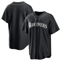 Seattle Mariners Blank Black MASONITE Lights Out Limited Stitched Jersey