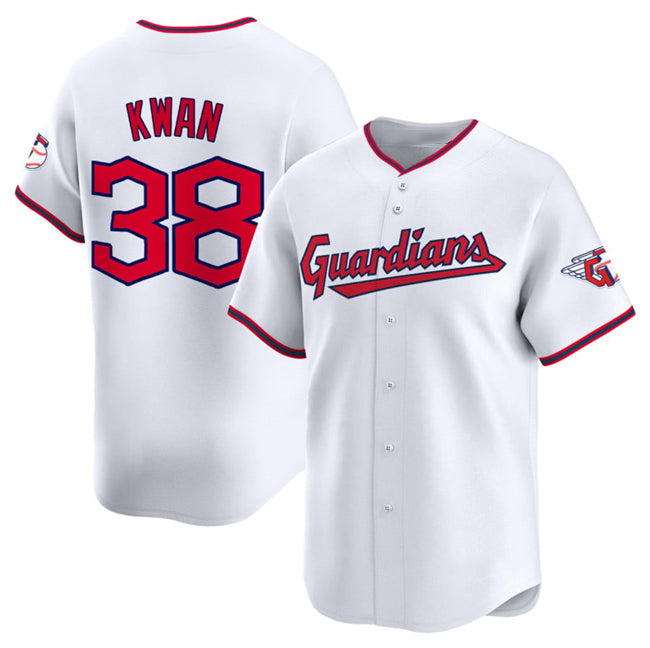 Cleveland Guardians #38 Steven Kwan White MASONITE Home Limited Stitched Jersey