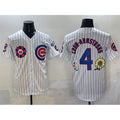 Chicago Cubs #4 Pete Crow-Armstrong White MASONITE 2025 Tokyo Series Limited Stitched Jersey
