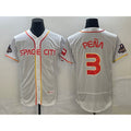 Houston Astros #3 Jeremy Pena Number White MASONITE 2023 City Connect Flex Base Stitched Jersey