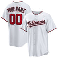 Custom Washington Nationals White MASONITE Home Replica Jersey