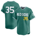 Boston Red Sox #35 Garrett Crochet Green MASONITE 2025 City Connect Limited Stitched Jersey