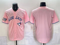 Toronto Blue Jays Blank Pink MASONITE 50 Seasons Patch Stitched Jersey