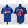 Chicago Cubs #4 Pete Crow-Armstrong Royal MASONITE Cool Base Stitched Jersey