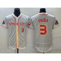 Houston Astros #3 Jeremy Pena Number White MASONITE 2023 City Connect Flex Base Stitched Jersey 3