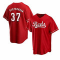 Cincinnati Reds #37 Tyler Stephenson Red MASONITE Cool Base Jersey