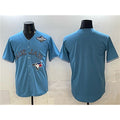 Toronto Blue Jays Blank Blue MASONITE 2025 World Series Home Cool Base Stitched Jersey