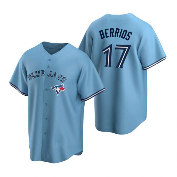 Toronto Blue Jays #17 Jose Berrios Powder Blue MASONITE Alternate Cool Base Jersey