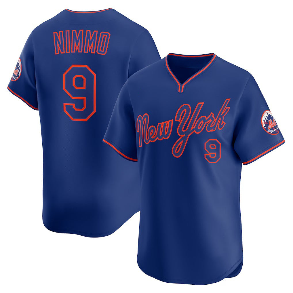 New York Mets #9 Brandon Nimmo Royal MASONITE Alternate Limited Player Jersey