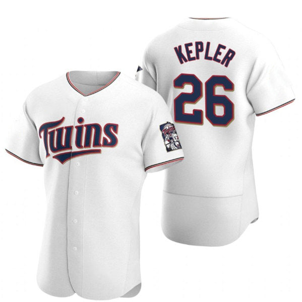 Minnesota Twins #26 Max Kepler White MASONITE Flex Base Stitched Jersey