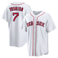 Boston Red Sox #7 Masataka Yoshida White MASONITE Replica Player Jersey