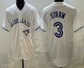 Toronto Blue Jays #3 Myles Straw White MASONITE Limited Jersey