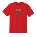 Men's Coolest Dad Ever Red T-shirts Short Sleeved Top