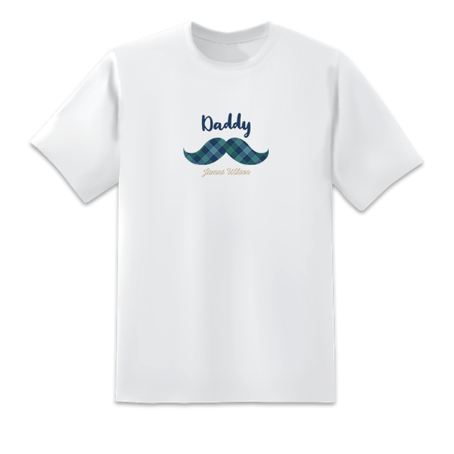 Men's Coolest Dad Ever White T-shirts Short Sleeved Top