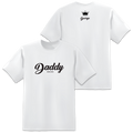 Men's Daddy Since White T-shirts Short Sleeved Top