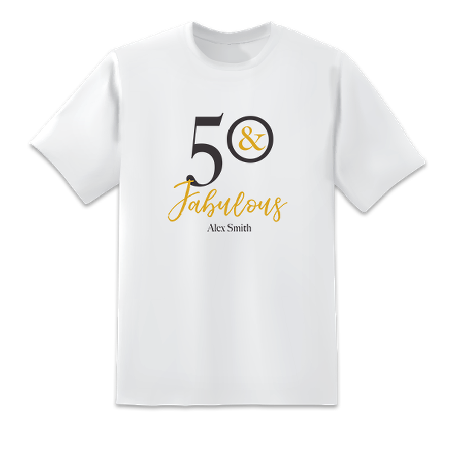 Men's Fabulous Birthday Boy White T-shirts