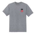 Men's Purrfect Match Gray T-shirts Short Sleeved Top