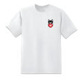 Men's Purrfect Match White T-shirts Short Sleeved Top