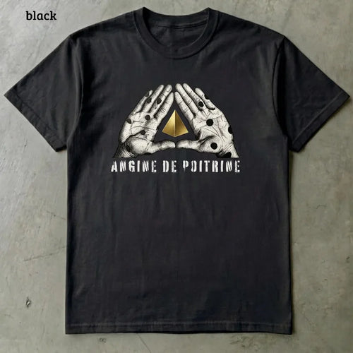 Angine de Poitrine Shirt, Vintage Punk Style, Alt Fashion Gift, Summer Men's and Women's Loose and Breathable T-shirt Top