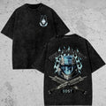 Odst Unisex Fit Washed T-Shirt, Legend of Zelda, Alice Madness Returns, Gif For Friend Summer Men's and Women's  T-Shirt  Top