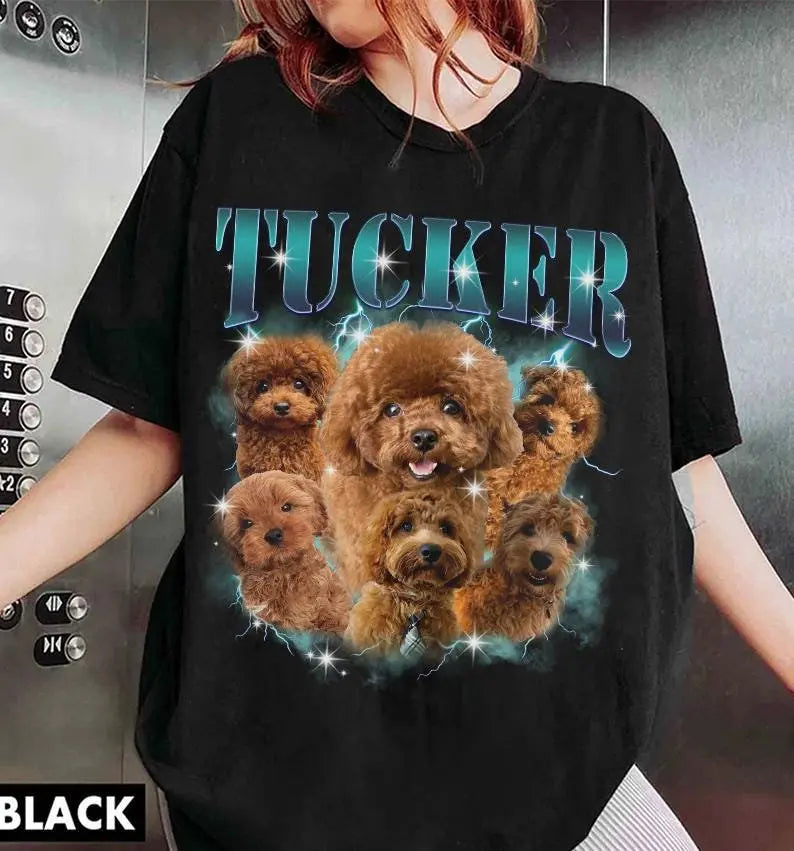 Retro Custom Bootleg Rap Tee Custom Dog Bootleg Shirt Custom Dog Shirt Personalized Dog Bootleg Shirt Custom Dog's Version