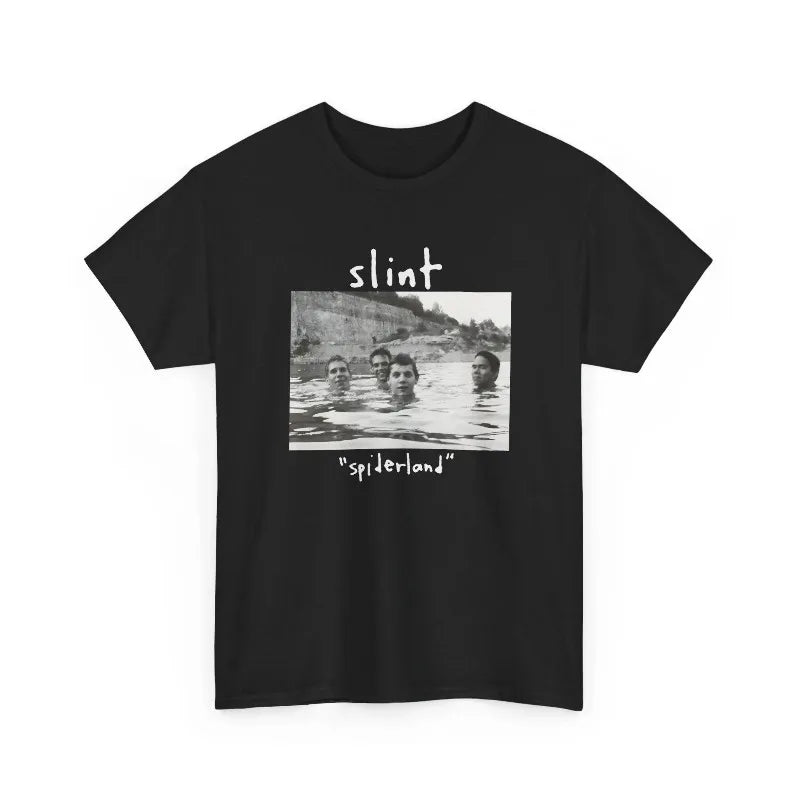 Slint Spiderland T-Shirt, Vintage 90s Alt Rock Tee Summer Men's and Women's Loose and Breathable T-shirt Top
