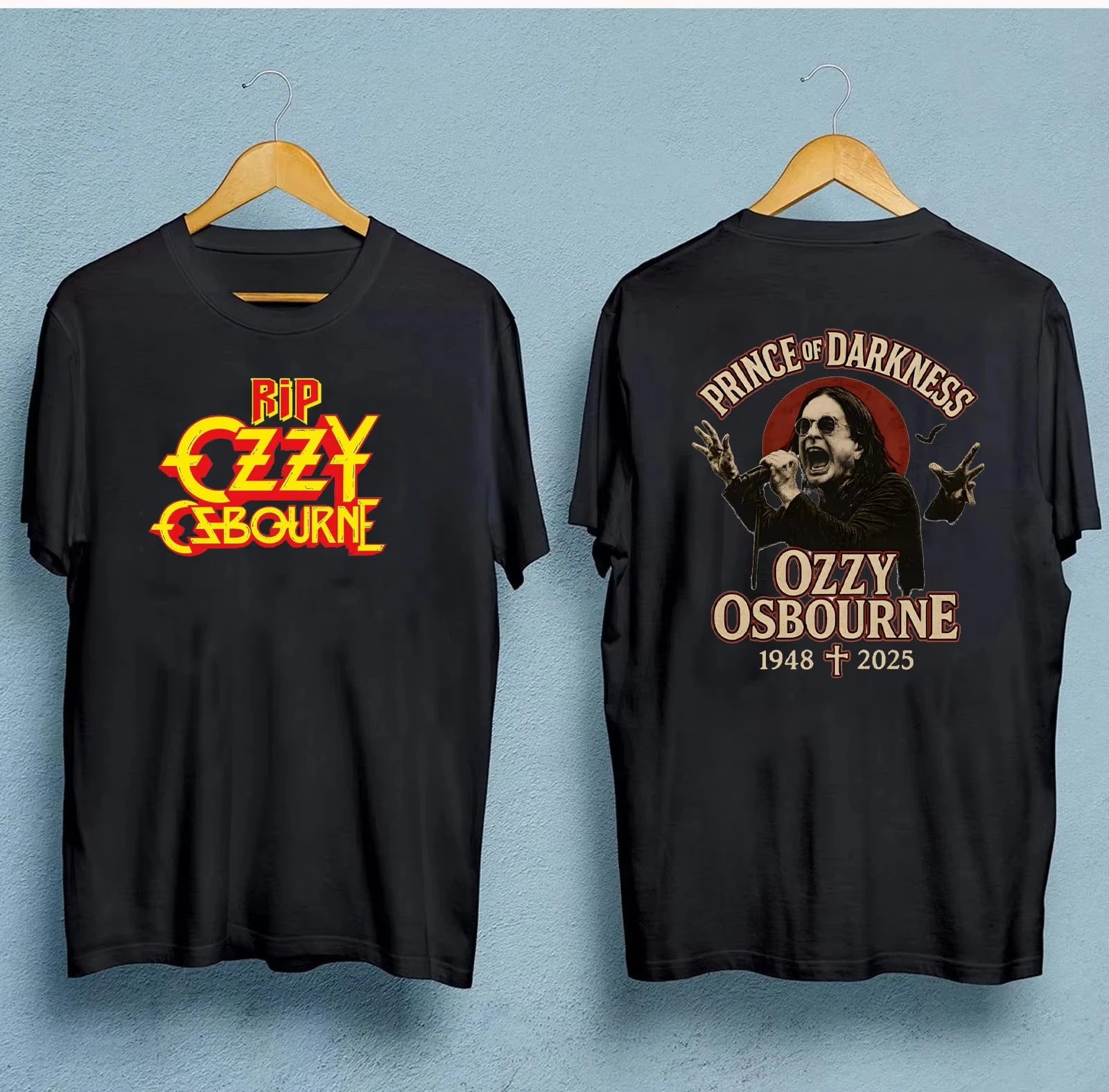 Ozzy Osbourne Memorial Shirt No More Tears 1948¨C2025 Tribute Tee Rock Legend RIP Thank You for Your Memories Cotton T-shirt