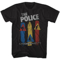 The Police Synchronicity Black Adult T-Shirt Summer Men's and Women's Loose and Breathable T-shirt Top
