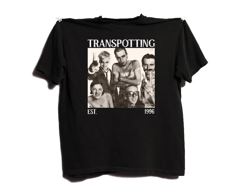 Trainspotting Vintage Comfort Colors Tee, Retro 90s T-Shirt Summer Men's and Women's Loose and Breathable T-shirt Top