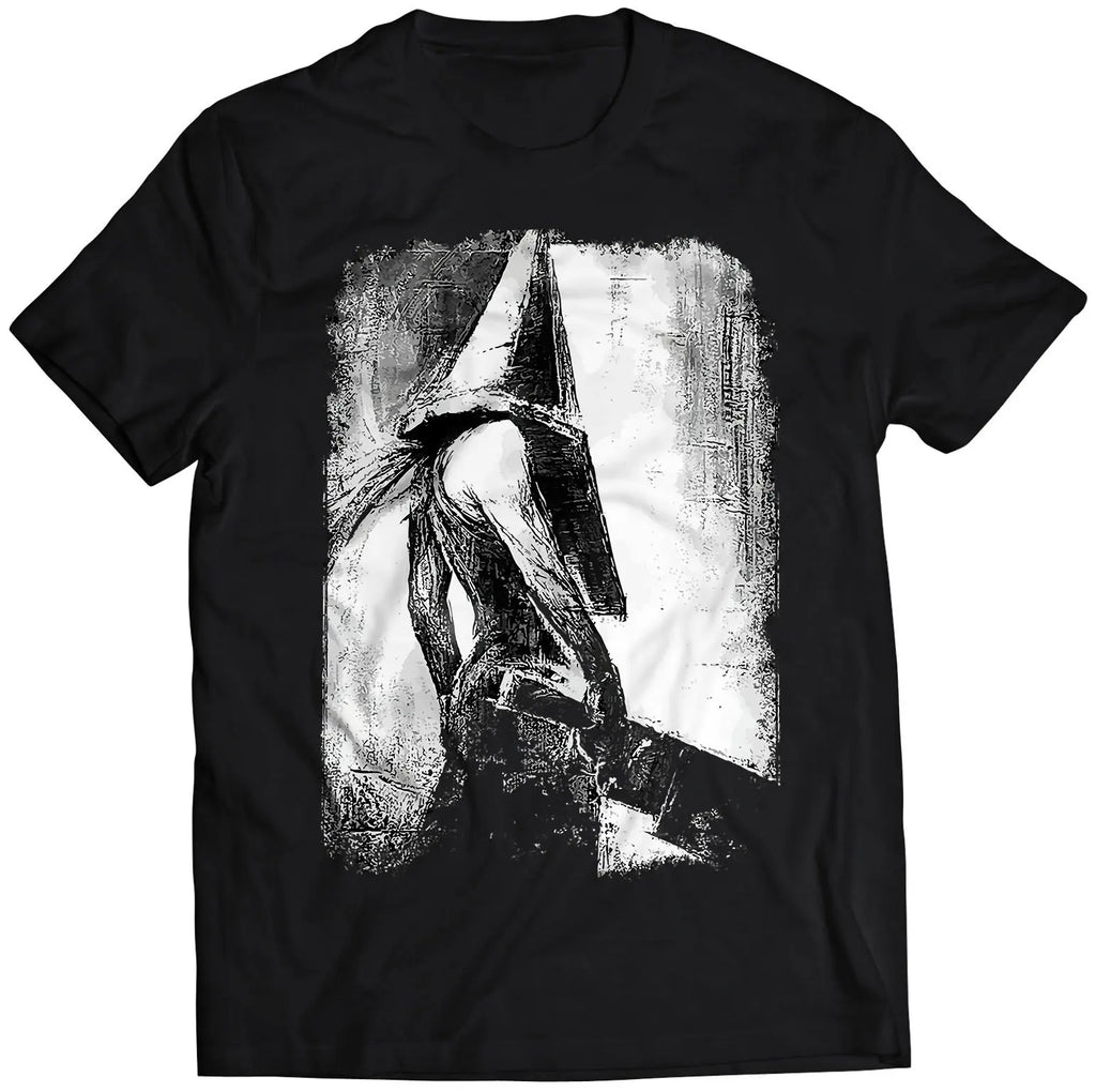 Pyramid Head Silent Hiill Inspired Premium Unisex T-shirt Summer Men's and Women's Loose and Breathable T-shirt Top