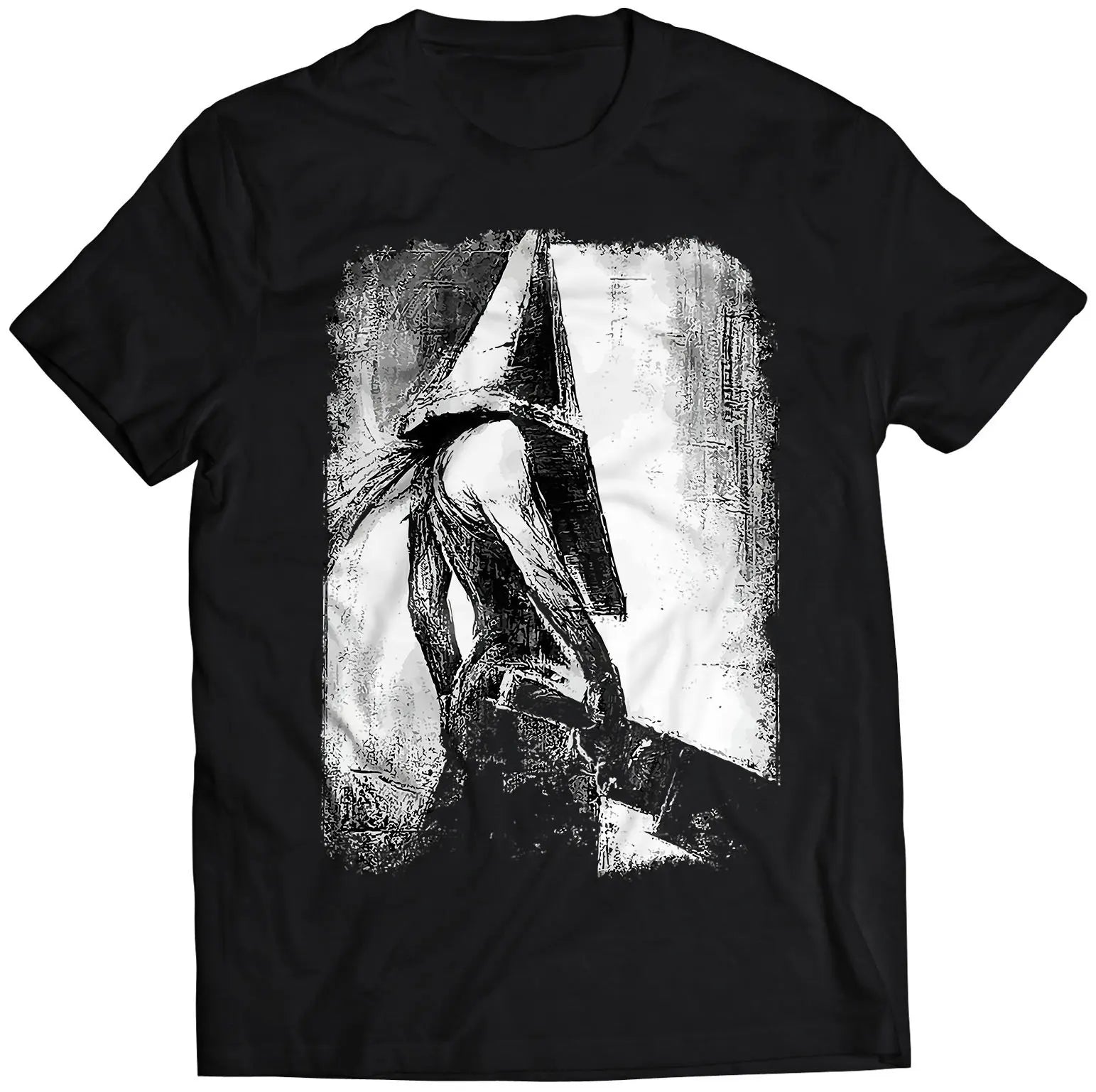 Pyramid Head Silent Hiill Inspired Premium Unisex T-shirt Summer Men's and Women's Loose and Breathable T-shirt Top
