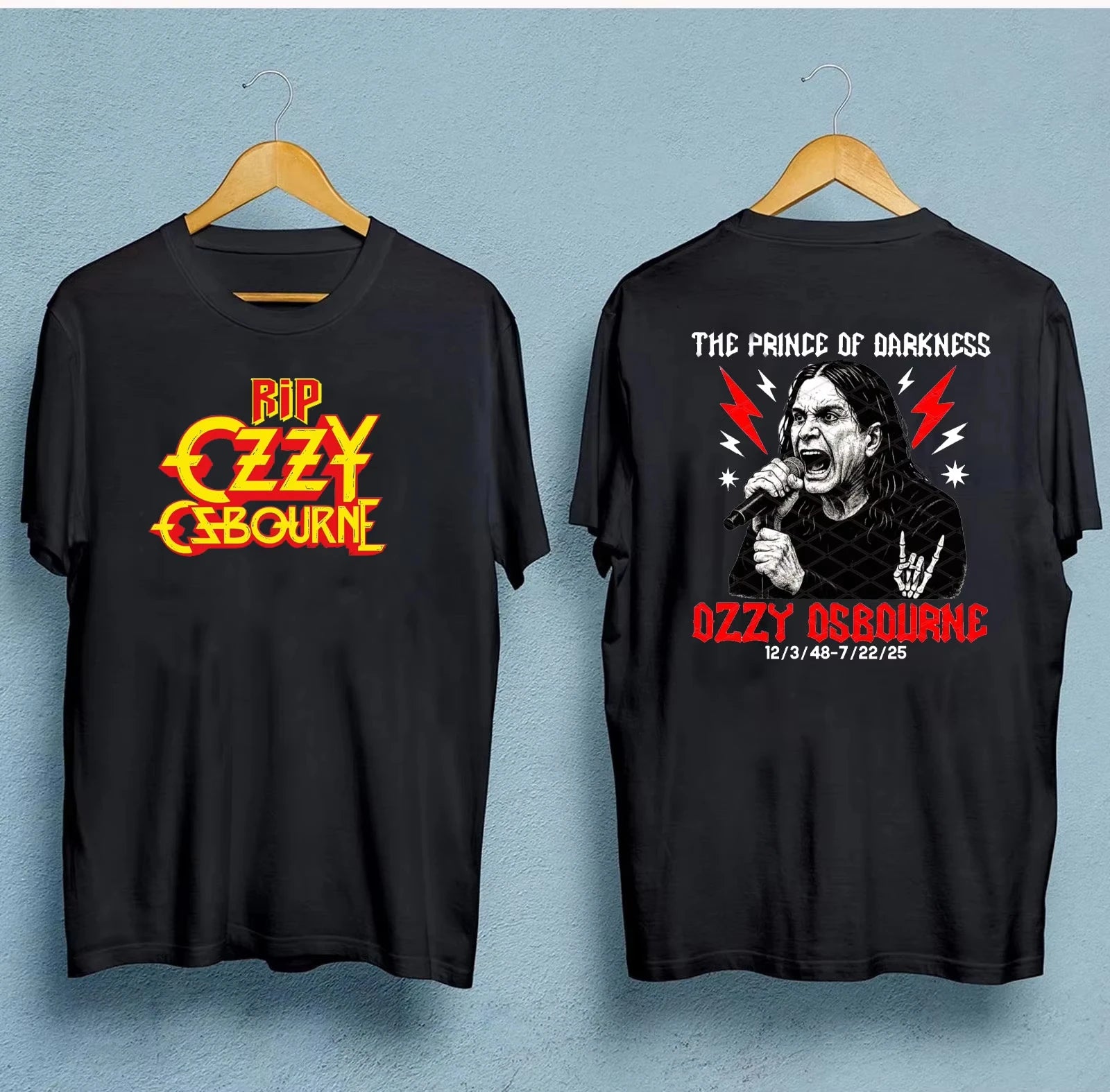 Ozzy Osbourne Memorial Shirt No More Tears 1948¨C2025 Tribute Tee Rock Legend RIP Thank You for Your Memories Cotton T-shirt