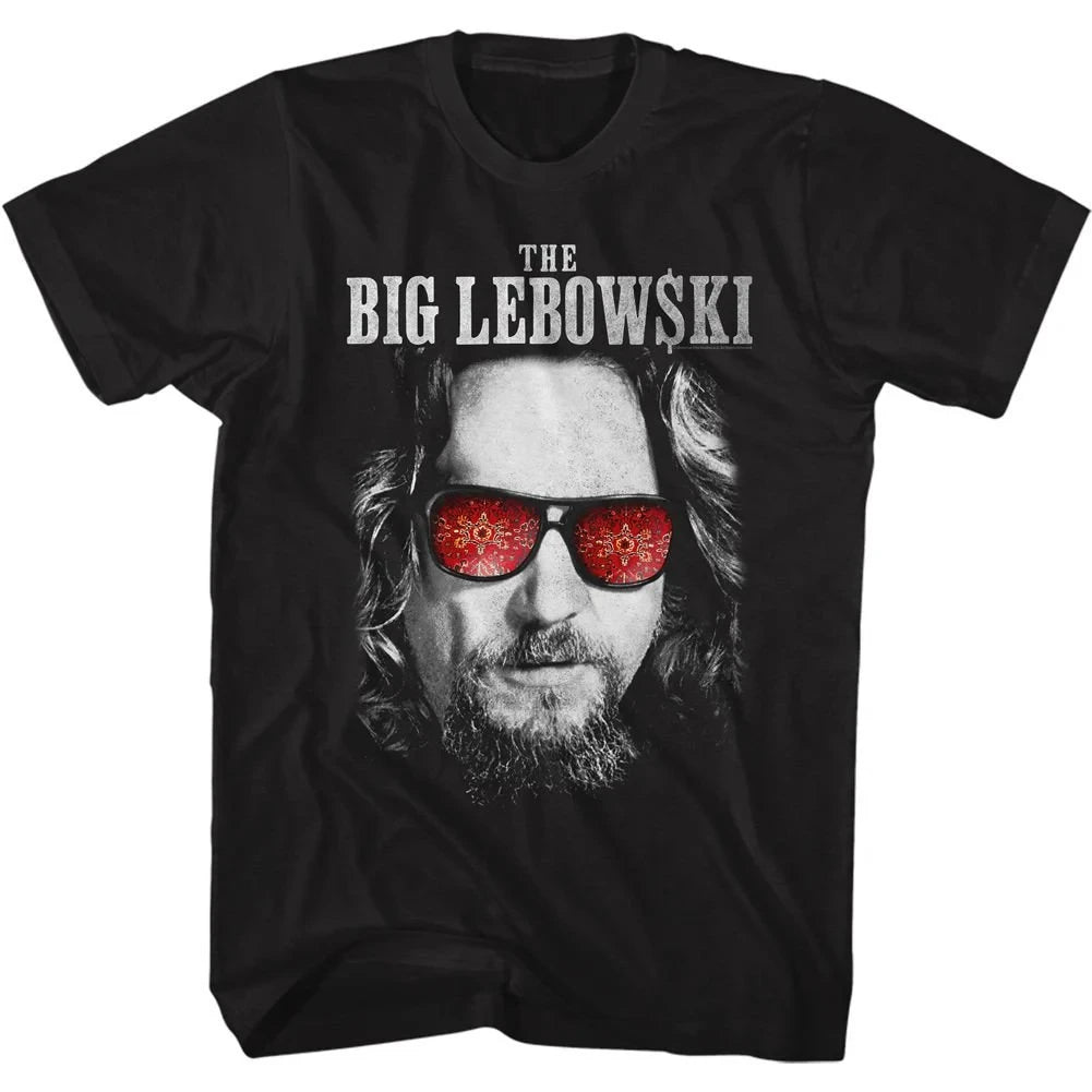 The Big Lebowski Lebowski Classic Black Adult T-Shirt Summer Men's and Women's Loose and Breathable T-shirt Top