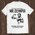 Mr Olympia Arnold Gym Bodybuilding Art Funny Gamer Meme Music Gift Tee T Shirt