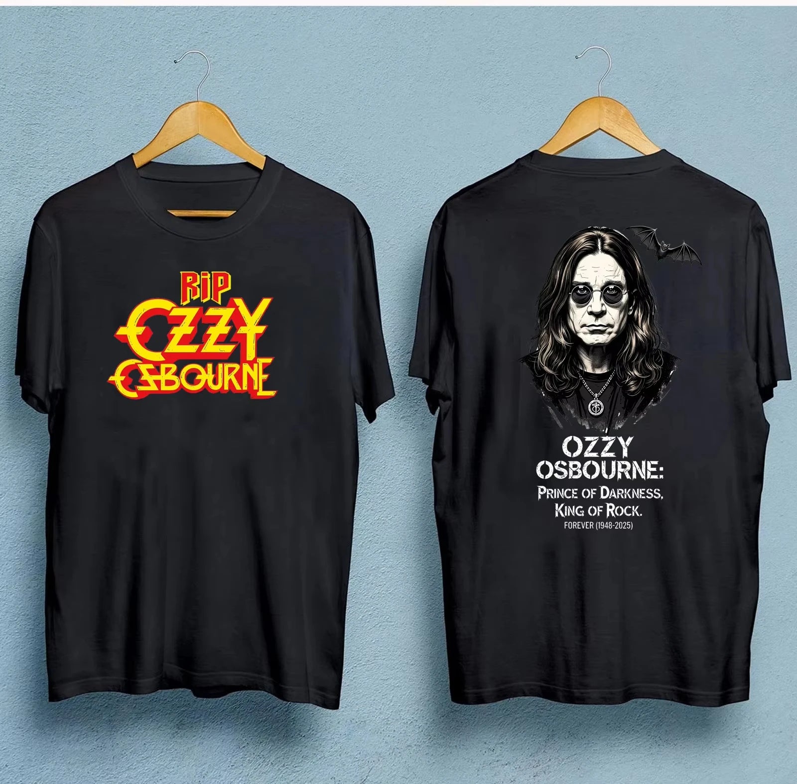 Ozzy Osbourne Memorial Shirt No More Tears 1948¨C2025 Tribute Tee Rock Legend RIP Thank You for Your Memories Cotton T-shirt