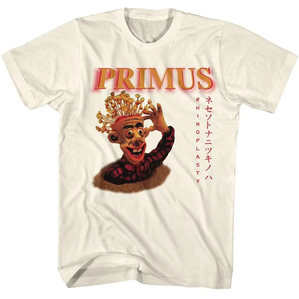 Primus Men's T-Shirt Rhinoplasty Japanese EP Tops Summer Men's and Women's Loose and Breathable T-shirt Top