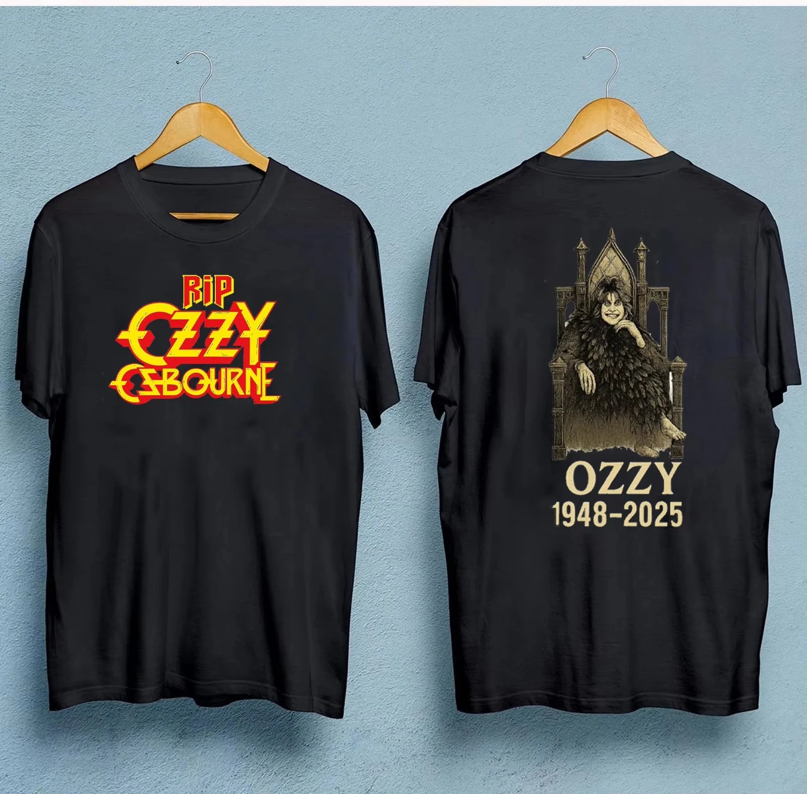 Ozzy Osbourne Memorial Shirt No More Tears 1948¨C2025 Tribute Tee Rock Legend RIP Thank You for Your Memories Cotton T-shirt