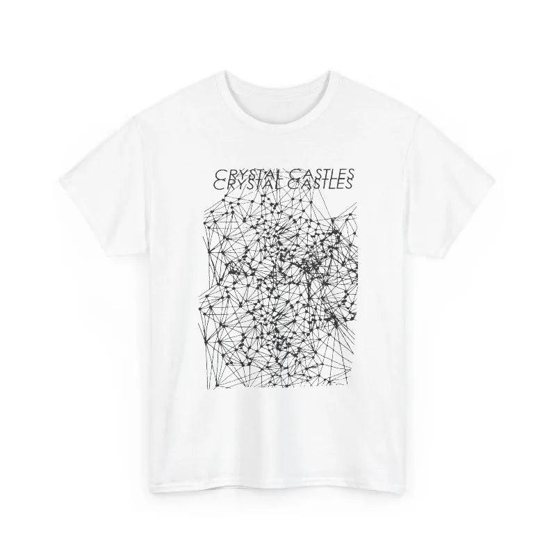 Crystal Castles T-Shirt, Crimewave Album Art, Electronic Music Tee Summer Men's and Women's Loose and Breathable T-shirt Top