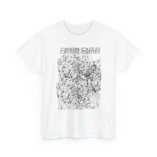 Crystal Castles T-Shirt, Crimewave Album Art, Electronic Music Tee Summer Men's and Women's Loose and Breathable T-shirt Top