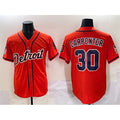 Detroit Tigers #30 Kerry Carpenter Orange MASONITE With Patch Vapor Premier Limited Stitched Jersey