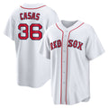 Boston Red Sox #36 Triston Casas White MASONITE Home Replica Jersey
