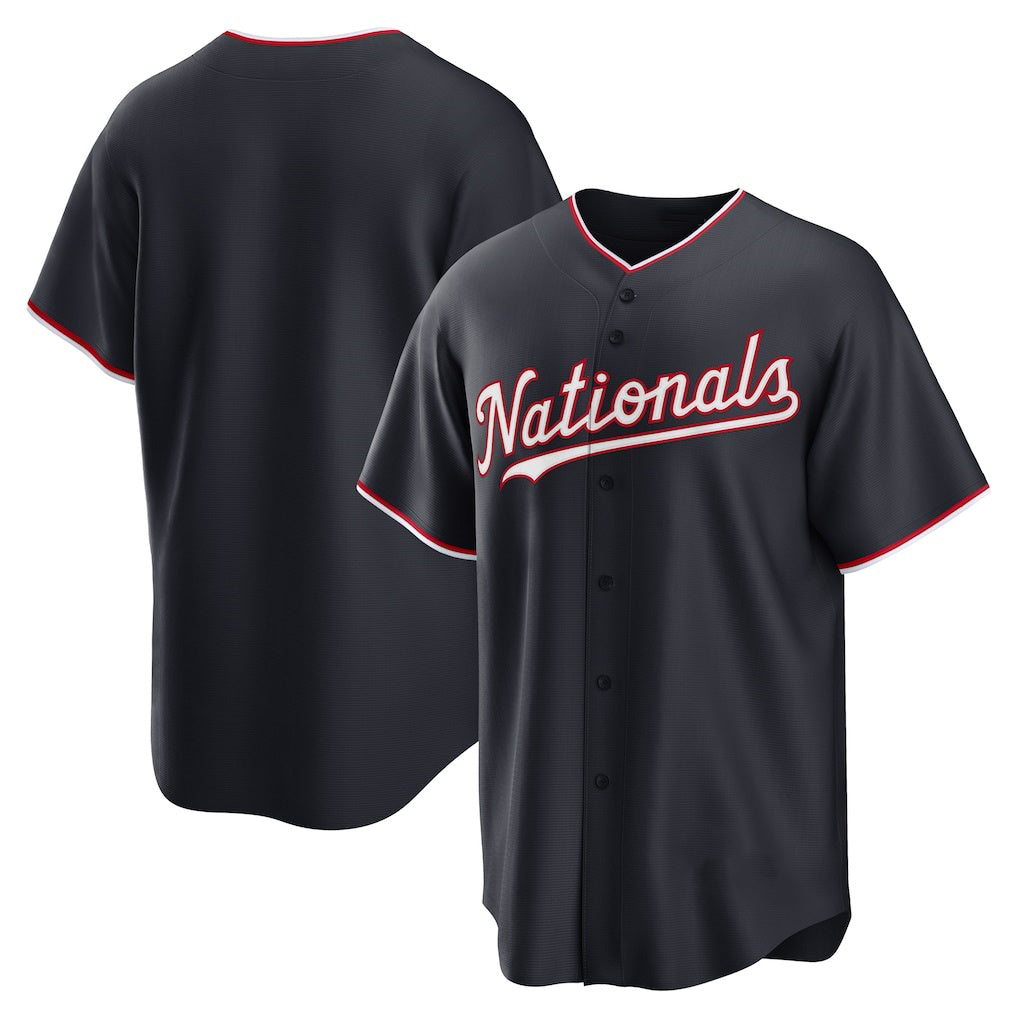 Washington Nationals Navy MASONITE Alternate Replica Jersey