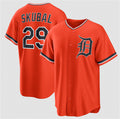 Detroit Tigers #29 Tarik Skubal Orange MASONITE Alternate Stitched Jersey