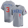 Chicago Cubs #3 Alex Bregman Gray MASONITE 2026 Limited Stitched Jersey
