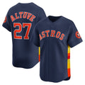 Houston Astros #27 Jose Altuve Navy MASONITE Alternate Limited Player Jersey