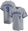Kansas City Royals #9 Vinnie Pasquantino Gray MASONITE 2024 Away Limited Stitched Jersey